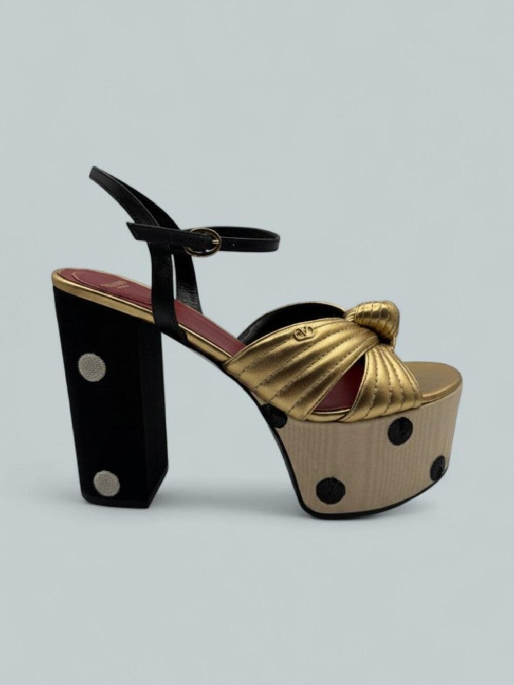 Women's Platform Sandals - Gold